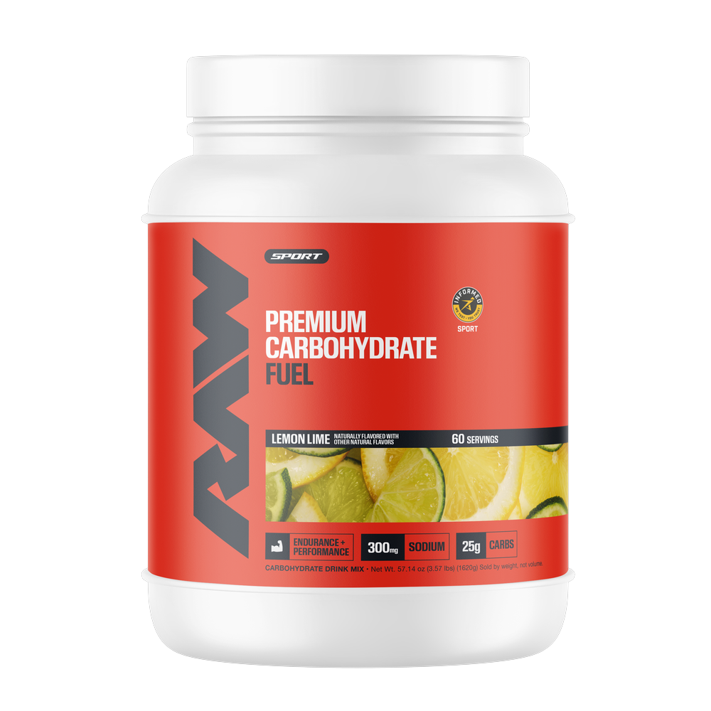 RAW Fuel Carbohydrate Drink Mix Lemon Lime 60 Servings