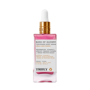 Truly Beauty Buns of Glowry Tightening Body Serum front pack bottle for firmer-looking body skin