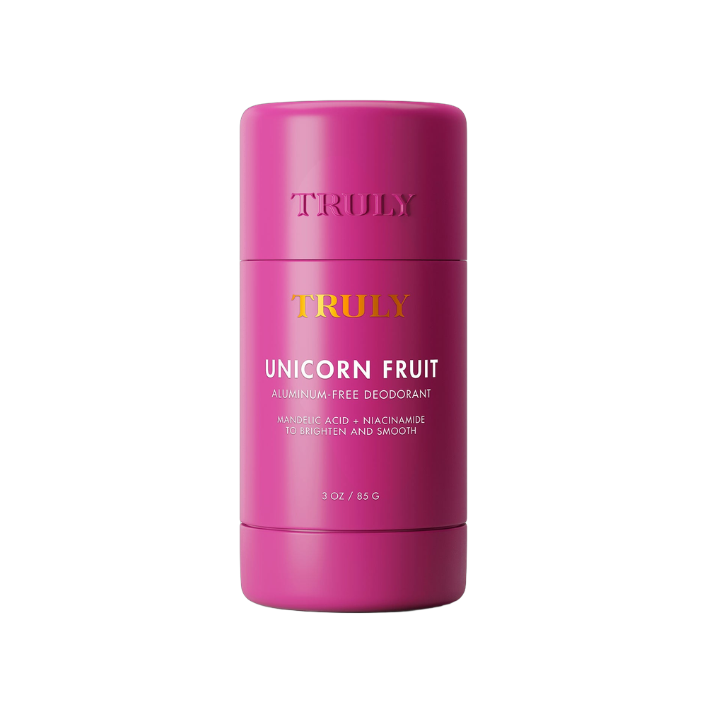 Truly Beauty Unicorn Fruit Aluminum-Free Deodorant front pack stick for brightening underarm care