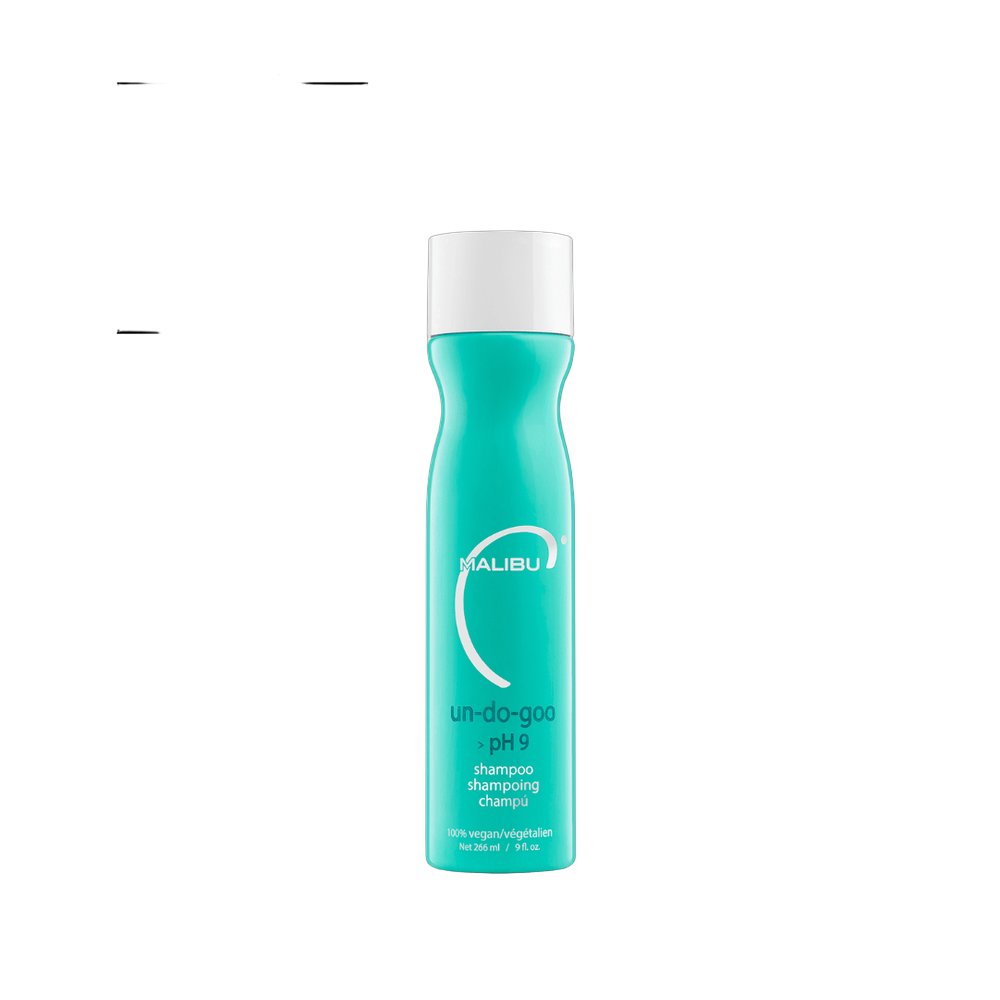 Malibu C Un-Do-Goo Clarifying Shampoo 9 oz bottle for styling product buildup removal