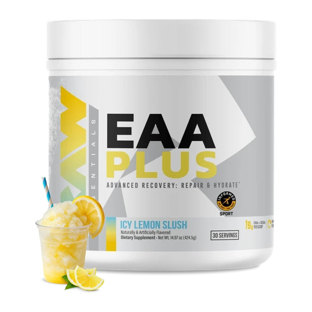 RAW EAA+ Essential Amino Acids Icy Lemon Slush 30 Servings | 810193920067