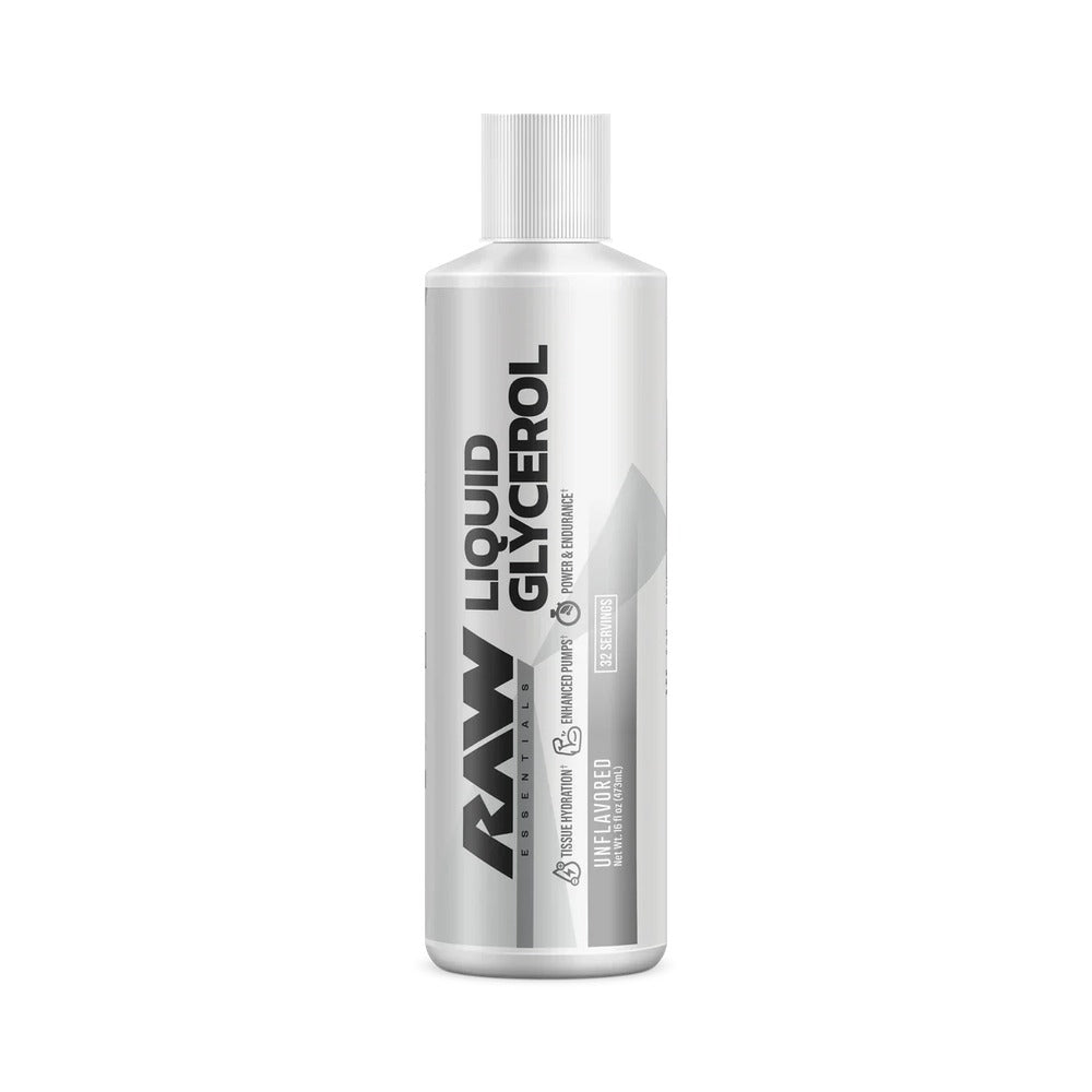 RAW Liquid Glycerol Unflavored 32 Servings front