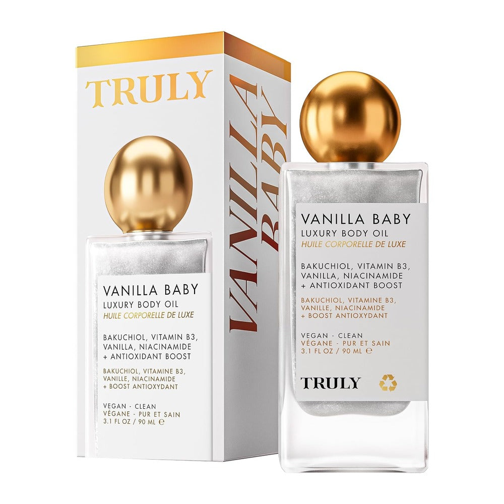 Truly Beauty Vanilla Baby Luxury Body Oil front