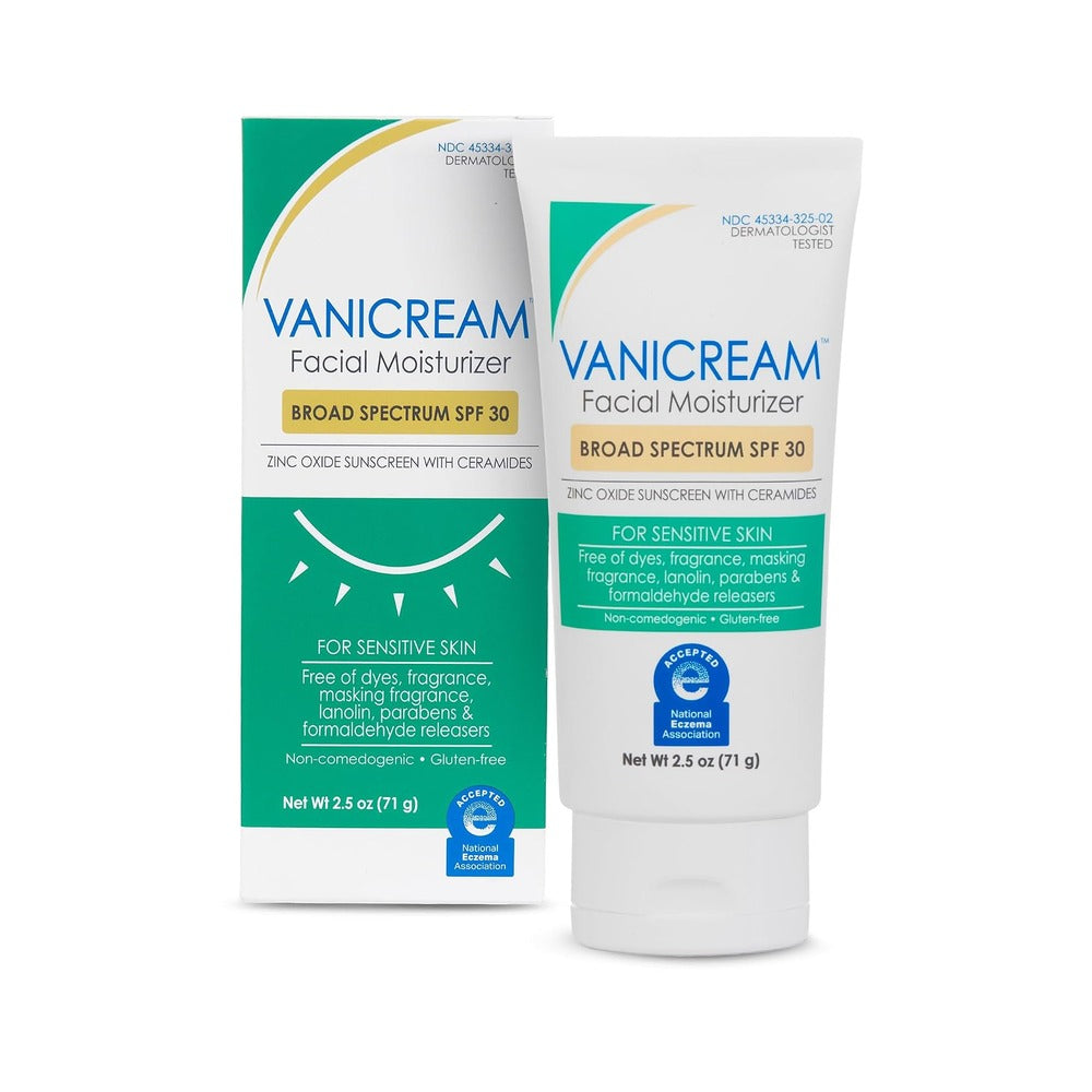Vanicream Facial Moisturizer SPF30 2.5 oz front